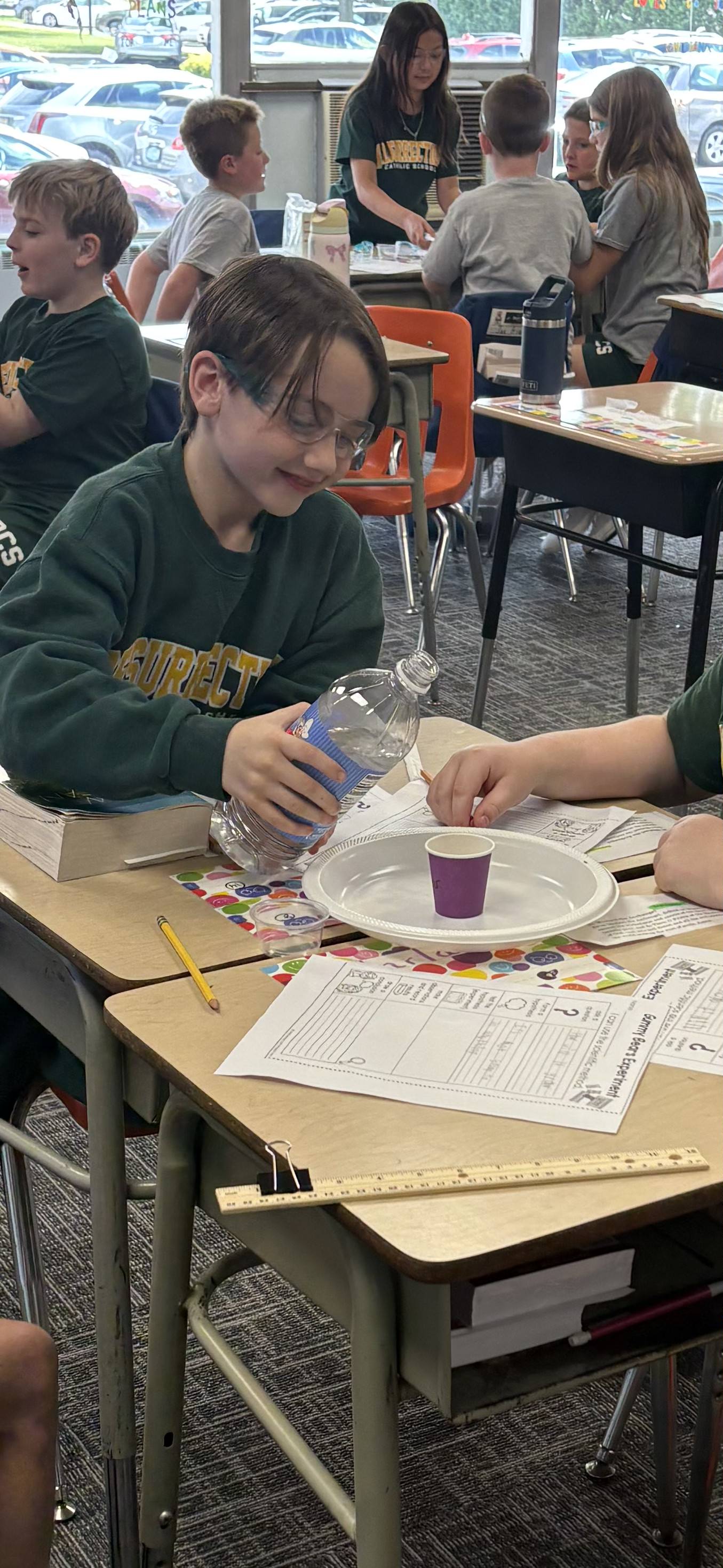 Students working together